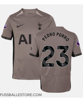 Günstige Tottenham Hotspur Pedro Porro #23 3rd trikot 2023-24 Kurzarm